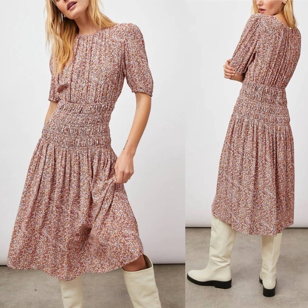 Rails Filippa Midi Dress In Autumn Floral